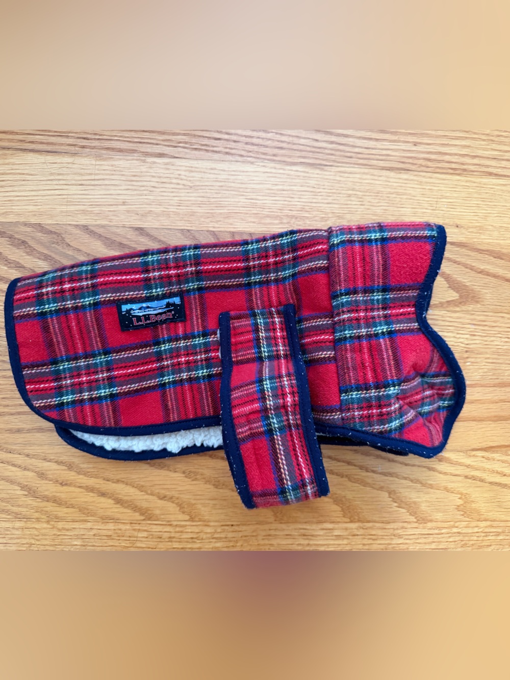 LL Bean Sweater Fleece Jacket for Dogs Small